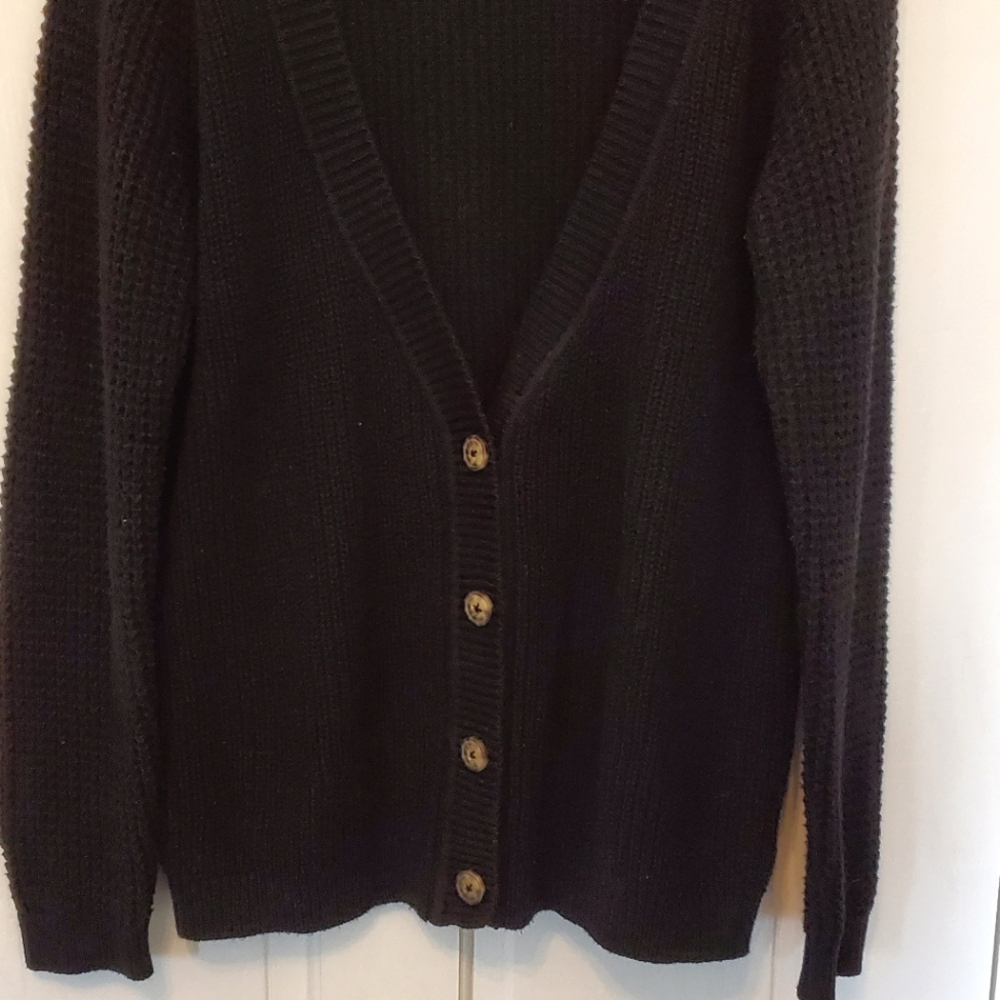 Black Kismet Button Cardigan sz M